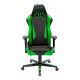 Кресло компьютерное DXRacer OH/RN1/NE поливинилхлорид/кожа черный/зеленый