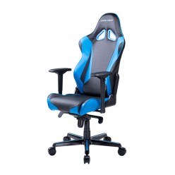 Кресло компьютерное DXRacer OH/RV001/NB поливинилхлорид/кожа черный/синий