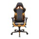 Кресло компьютерное DXRacer OH/RV131/NO кожа черный/оранжевый