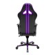 Кресло компьютерное DXRacer OH/RV131/NV кожа черный/фиолетовый