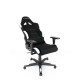 Кресло компьютерное DXRacer OH/RW01/NW ткань/кожа белый/черный