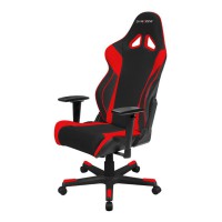 Кресло компьютерное DXRacer OH/RW106/NR ткань/кожа черный/красный