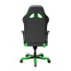 Кресло компьютерное DXRacer OH/SJ00/NE кожа черный/зеленый