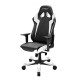 Кресло компьютерное DXRacer OH/SJ00/NW кожа белый/черный