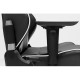 Кресло компьютерное DXRacer OH/TS29/NW кожа белый/черный