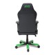 Кресло компьютерное DXRacer OH/WZ06/NE поливинилхлорид/кожа черный/зеленый