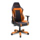 Кресло компьютерное DXRacer OH/WZ06/NO поливинилхлорид/кожа черный/оранжевый