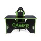 Стол компьютерный Generic Comfort Gamer2/DS/NE черный/зеленый