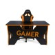 Стол компьютерный Generic Comfort Gamer2/DS/NO черный/оранжевый