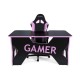 Стол компьютерный Generic Comfort Gamer2/DS/NP черный/розовый