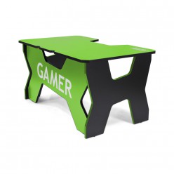 Стол компьютерный Generic Comfort Gamer2/NE черный/зеленый