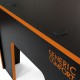 Стол компьютерный Generic Comfort Office/N/O черный/оранжевый