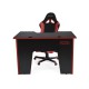 Стол компьютерный Generic Comfort Office/N/R черный/красный