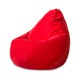 Кресло-мешок DreamBag L микровельвет красный