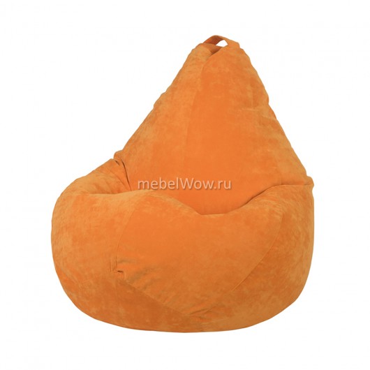 Кресло-мешок DreamBag L микровельвет оранжевый
