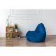 Кресло-мешок DreamBag L микровельвет синий
