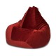 Кресло-мешок DreamBag L микровельвет бордовый
