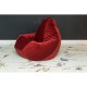 Кресло-мешок DreamBag L микровельвет бордовый