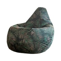 Кресло-мешок DreamBag L велюр Тропики
