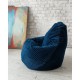 Кресло-мешок DreamBag L велюр Cozy Home синий