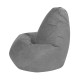 Кресло-мешок DreamBag XL велюр серый