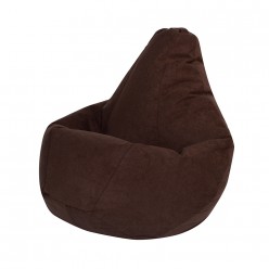 Кресло-мешок DreamBag XL велюр коричневый