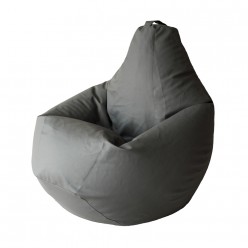 Кресло-мешок DreamBag XL экокожа серый