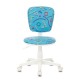 Кресло детское Бюрократ CH-W204NX/STICK-BL голубой