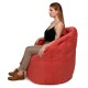 Кресло-мешок DreamBag Пенек велюр Австралия коралловый