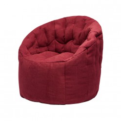 Кресло-мешок DreamBag Пенек велюр Австралия бордовый