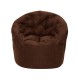 Кресло-мешок DreamBag Пенек велюр Австралия коричневый