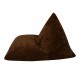 Кресло-мешок DreamBag Пирамида микровельвет коричневый