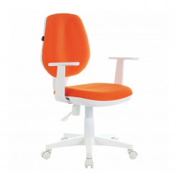 Кресло детское Brabix Fancy MG-201W ткань оранжевый