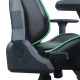 Кресло игровое Brabix GT Carbon GM-120 экокожа черный/зеленый