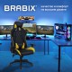 Кресло игровое Brabix GT Master GM-110 экокожа черный/желтый