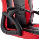 Кресло игровое Brabix Shark GM-203 экокожа черное/красный