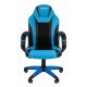 Кресло игровое Brabix Tanto GM-171 экокожа черный/голубой
