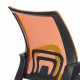 Кресло оператора Brabix Fly MG-396 сетка оранжевый/черный