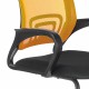 Кресло посетителя Brabix Fly CF-100 ткань оранжевый/черный