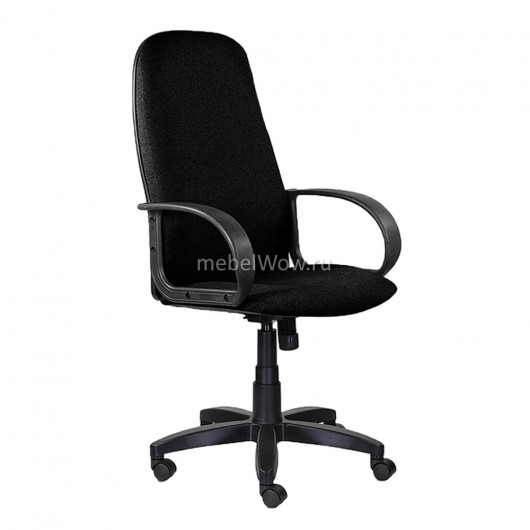 Кресло руководителя Brabix Praktik EX-279 ткань/кожзам черный