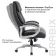 Кресло руководителя Brabix PREMIUM Blocks HD-008 экокожа черный