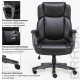 Кресло руководителя Brabix PREMIUM Favorite EX-577 кожа рециклированная черный