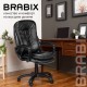 Кресло руководителя Brabix PREMIUM Omega EX-589 экокожа черный