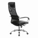 Кресло руководителя Brabix PREMIUM Stalker EX-608 CH ткань/сетка/кожзам черный