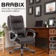 Кресло руководителя Brabix PREMIUM Strong HD-009 экокожа/ткань черная/серая