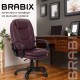 Кресло руководителя Brabix PREMIUM Trend EX-568 экокожа коричневый