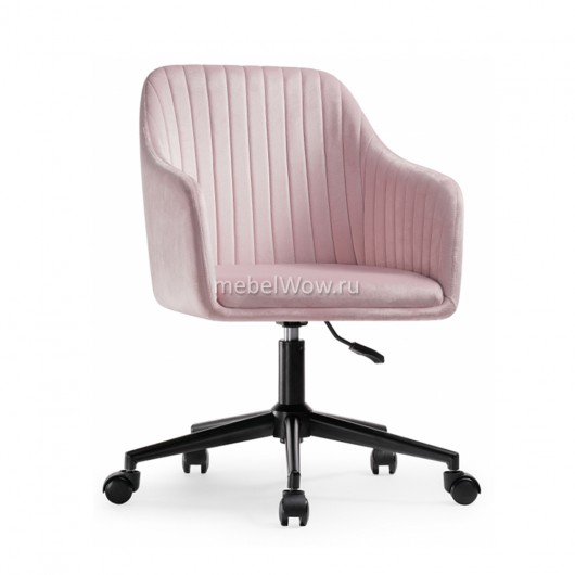 Кресло компьютерное Woodville Tonk светло-розовый/черный