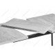 Стол обеденный Woodville Колон Лофт 120 32 мм бетон/черный матовый