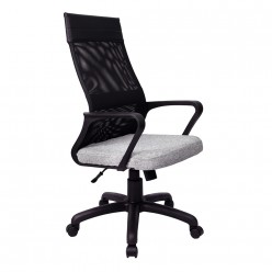 Кресло оператора Riva Chair 1166 TW PL сетка/ткань SY/экокожа серый
