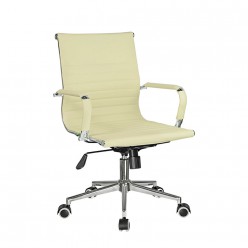 Кресло оператора Riva Chair 6002-2SE экокожа светло-бежевый